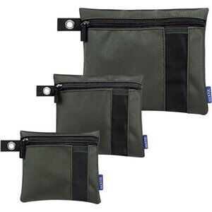 Tool Bags, 3-Pack Water Resistant Utility Zipper Organizer Pouch, 900D Nylon